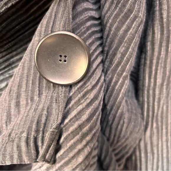 Caroline Rose texted wide-legged causal pants in black size 3X Lagenlook - Picture 6 of 7